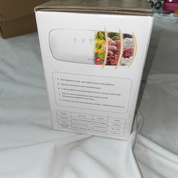 White Dolphin Black color Vacuum Food Sealer One Size - Picture 4 of 6